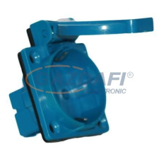 LEGRAND 057676 P17 Tempra háztartási aljzat, kék IP44 egységesített felfogatóperemmel villanyszerelés