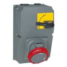 LEGRAND 059114 Hypra ráépíthető csatlakozóaljzat főkapcsolóval 125A 3P+E 400V ( Legrand 059114 ) villanyszerelés