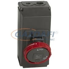 LEGRAND 059437 Hypra Dafbf-633k06 400V~ IP66/67-55 rögzíthető aljzat villanyszerelés