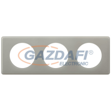 LEGRAND 066603 Céline 3-as keret szürke gyöngy villanyszerelés