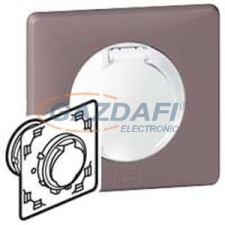 LEGRAND 067433 Céliane központi porszívó csatlakozóaljzat elektromos kapcsolattal, titán villanyszerelés