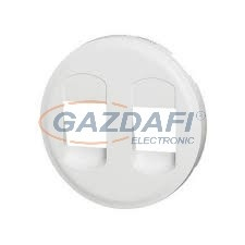 LEGRAND 068212 Céliane 2xhangszóró csatlakozóaljzat burkolat, fehér villanyszerelés