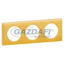 LEGRAND 068793 Céliane 3-as keret sárgaréz villanyszerelés