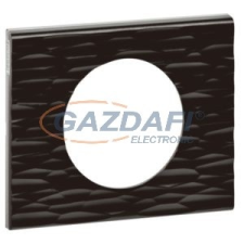 LEGRAND 069021 Céliane egyes keret, fekete corian villanyszerelés