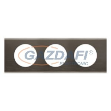 LEGRAND 069033 Céliane hármas keret, sötét nikkel villanyszerelés