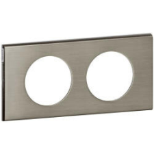 LEGRAND 069102 Céliane 2-ős keret rozsdamentes acél (69102) villanyszerelés