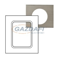 LEGRAND 069126 MyHOME érintős scenárió vezérlő keret, 3,5&quot;, rozsdamentes acél villanyszerelés