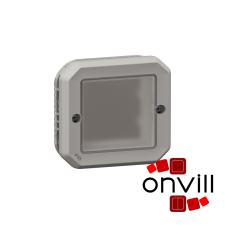 LEGRAND 069587L, Plexo 55 Program Mosaic adapter flexibilis előlappal, szürke villanyszerelés