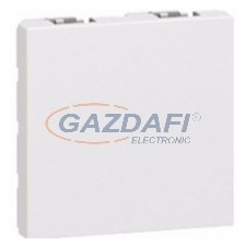 LEGRAND 078721 Program Mosaic vakfedél, 2 modul, fehér, antimikrobiális villanyszerelés