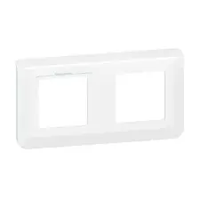 LEGRAND 078725L Program Mosaic keret, 2x2 modul, vízszintes, fehér, antimikrobiális villanyszerelés