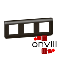 LEGRAND 079046L, Program Mosaic Keret 3X2 Modulos, Vízszintes, Antracit villanyszerelés