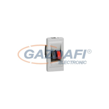LEGRAND 079250 Program Mosaic hifi aljzat, 2 kivezetés, 1 modulos, alumínium villanyszerelés