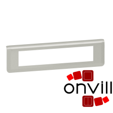 LEGRAND 079310L, Program Mosaic Keret 1X10 Modulos, Alumínium villanyszerelés