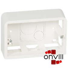 LEGRAND 080289, Program Mosaic Falon Kívüli Doboz 1X3 Modulos, Vízszintes villanyszerelés