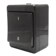 LEGRAND 083922 Kontállux IP44 kétpólusú kapcsoló barna villanyszerelés