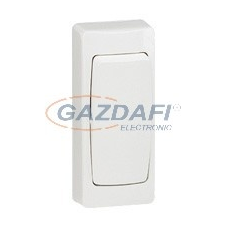 LEGRAND 086084 Oteo falon kívüli keskeny egypólusú kapcsoló kerettel fehér villanyszerelés