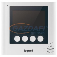 LEGRAND 369115 LEGRAND kiegészítő 2 vezetékes 4,3"-os beltéri egység villanyszerelés