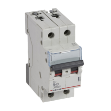 LEGRAND 403391 TX3 Kismegszakító. 2P, 40A, B karakterisztika, 6kA villanyszerelés