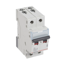 LEGRAND 403729 TX3 kismegszakító 2P D0,5 6000A/6kA BIC villanyszerelés