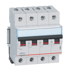 LEGRAND 403763 TX3 Kismegszakító. 4P, 0,5A, D karakterisztika, 6kA villanyszerelés