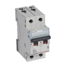 LEGRAND 404118 TX3 Kismegszakító. 2P, 63A, B karakterisztika, 10kA villanyszerelés