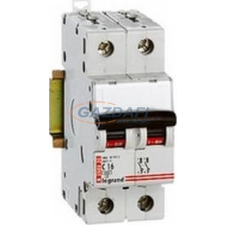 LEGRAND 404203 TX3 kismegszakító 2P C10 10000A/10kA BIC villanyszerelés