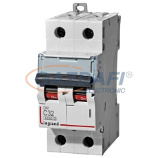 LEGRAND 407803 DX3 kismegszakító 2P C32 6000A/10kA villanyszerelés