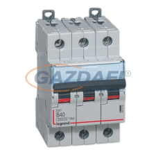 LEGRAND 407854 DX3 kismegszakító 3P C4 6000A/10kA villanyszerelés