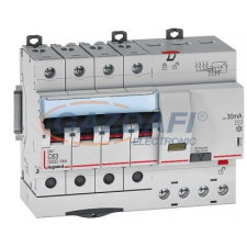 LEGRAND 407933 DX3 kismegszakító 4P C50 6000A/10kA villanyszerelés