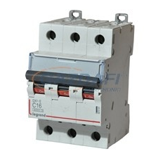 LEGRAND 408085 DX3 kismegszakító 3P D6 6000A/10kA villanyszerelés