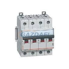 LEGRAND 408143 DX3 kismegszakító 4P D6 6000A/10kA villanyszerelés