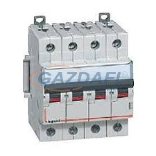 LEGRAND 408153 DX3 kismegszakító 4P D63 6000A/10kA villanyszerelés