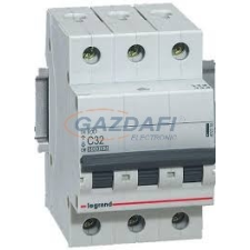 LEGRAND 408664 DX3 kismegszakító 3P C125 10000A/16kA villanyszerelés