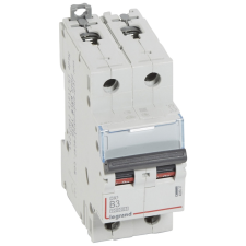 LEGRAND 408937 DX3 Kismegszakító. 2P, 3A, B karakterisztika, 10kA villanyszerelés