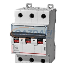 LEGRAND 409252 DX3 kismegszakító 3P C10 10000A / 16 kA villanyszerelés