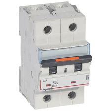 LEGRAND 409722 DX3 kismegszakító 25kA 2P 230/400V~ B63 villanyszerelés