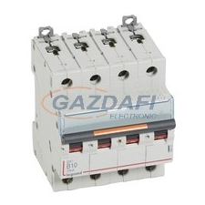 LEGRAND 409741 DX3 kismegszakító 25kA 4P 400V~ B10 villanyszerelés