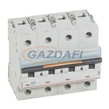 LEGRAND 409748 DX3 kismegszakító 25kA 4P 400V~ B63 villanyszerelés