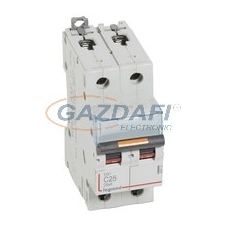 LEGRAND 409770 DX3 kismegszakító 25kA 2P 230/400V~ C25 villanyszerelés