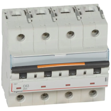 LEGRAND 409800 DX3 kismegszakító 25kA 4P 400V~ C63 villanyszerelés