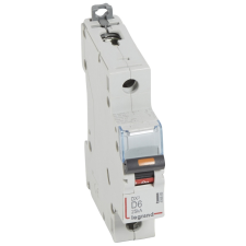 LEGRAND 409805 DX3 Kismegszakító. 1P, 6A, D karakterisztika, 25kA villanyszerelés