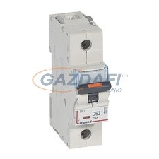 LEGRAND 409813 DX3 kismegszakító 25kA 1P 230/400V~ D63 villanyszerelés