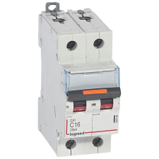LEGRAND 409820 DX3 kismegszakító 25kA 2P 230/400V~ D16 villanyszerelés