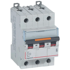 LEGRAND 409832 DX3 kismegszakító 25kA 3P 400V~ D10 villanyszerelés