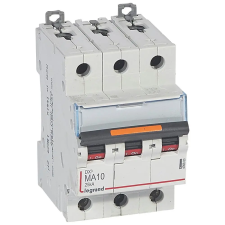 LEGRAND 409880 DX3 kismegszakító 25kA 3P 400V~ MA10 villanyszerelés