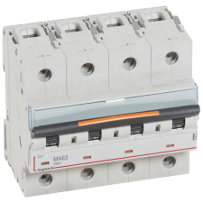 LEGRAND 409895 DX3 kismegszakító 25kA 4P 400V~ MA63 villanyszerelés