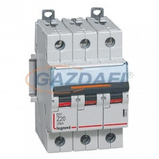 LEGRAND 409922 DX3 kismegszakító 25kA 3P Z6 villanyszerelés