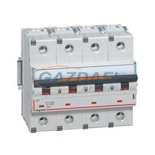 LEGRAND 409937 DX3 kismegszakító 25kA 4P Z25 villanyszerelés