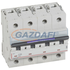 LEGRAND 410176 DX3 kismegszakító 50kA 4P 400V~ C25 villanyszerelés