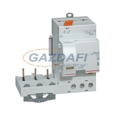LEGRAND 410480 DX3 áramvédő relé 3P 400V~ A 63A 30mA villanyszerelés
